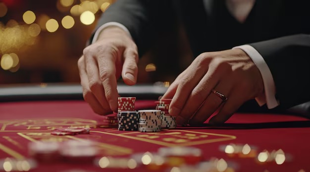 Dragon Tiger Live dealer studio with HD camera angles and card table